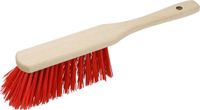 Buemag Houten harde stoffer/handveger - rood - 30 cm