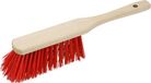Buemag Houten harde stoffer/handveger - rood - 30 cm