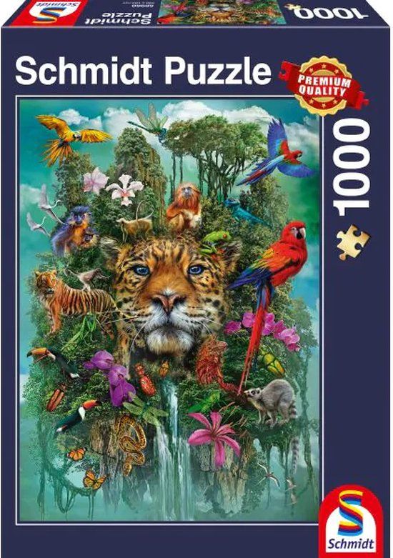Schmidt Spiele 58960 König of Jungle Puzzel - 1000 stukjes