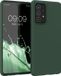 kwmobile telefoonhoesje geschikt voor Samsung Galaxy A52 / A52 5G / A52s 5G - Hoesje voor smartphone - Back cover in mosgroen