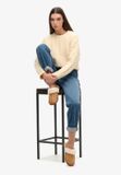 Superdry Suède Mule pantoffels Dames Tan