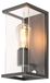 Applique murale avec capteur, douille E27, indice de protection IP44, 15 Watts, couleur anthracite