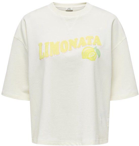 JDY Dames Trui M Cloud Dancer Detail:LEMONATA TOWEL