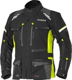 Buse Büse Highland III waterdichte motorfiets textieljas - Zwart/neon-geel - Maat 58