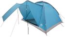 vidaXL 4-persoons Tunneltent Blauw Polyester Glasvezel