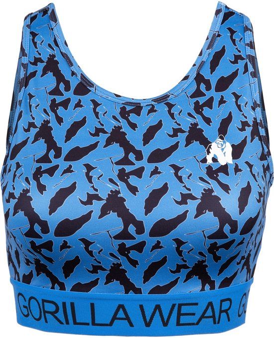 Gorilla Wear Osseo Crop Top - Blauw - L