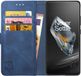 Rosso Element Book Case Wallet Hoesje Geschikt voor OnePlus 12 | Portemonnee | 3 Pasjes | Magneetsluiting | Stand Functie | Bruin