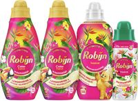 Robijn Perfect Match - Tropical - 4 stuks - 2x wasmiddel + 1 wasverzachter + 1 wasparfum - Voordeelverpakking