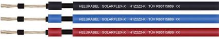 Helukabel SOLARFLEX®-X H1Z2Z2-K 713569 Câble solaire 1 x 6 mm² Rouge 100 m