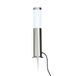 Licht-Erlebnisse BRIGHTON Lampe de jardin acier inoxydable argent IP44 45 cm GU10