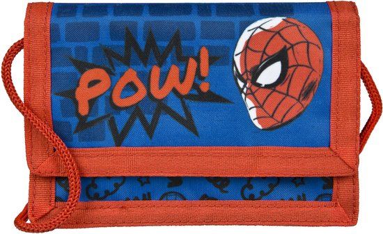 4KidsOnly Spiderman Portemonnee voor Kinderen - Klittenbandportemonnee met Spider-Man Personage