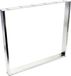 Wiltec Pied de table en acier inoxydable, 80x8x73 cm