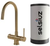 Selsiuz Rond Gold / Goud met Single boiler
