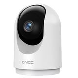 GNCC GNCC 2K 3MP Camera Beveiliging WiFi voor Binnen, 360°, IR-Nachtzicht, Twee-weg Audio, Bewegingsdetectie, APP-meldingen, Geschikt voor Baby's/Huisdieren/Familie, Compatibel met Alexa(Alleen 2,4 GHz)