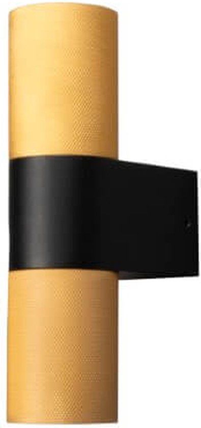 Konstsmide Wandspot temi 2x7W goud en zwart