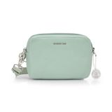 MANDARINA DUCK Mellow Leather Crossbody Camera Bag Iceberg Green Mintgroen