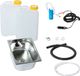 12V Camping lavabo, lavabo/évier, dimensions 325x265x150mm, capacité 19 litres, convient pour T4, T5, T6