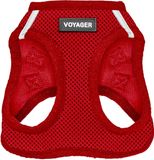 Voyager Best Pet Supplies Voyager Step-in Hondentuigje met lucht - Rood, Small
