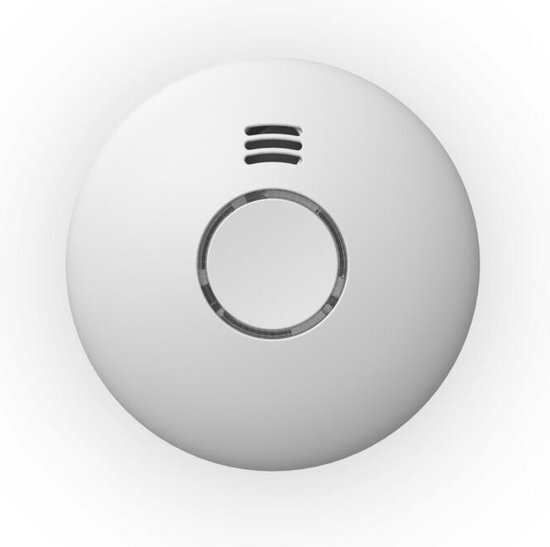 Qnect slimme Wi-Fi rook- en hittemelder - 85cB - incl 2 st AA batterijen