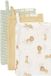 Little Dutch Safari Leo Washandjes Set - 3 Stuks - Biologisch Katoen - Geel