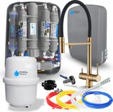 Ari Filtre à eau sous évier RO7 Slim Ari avec filtration à 7 étages, osmose inverse, reminéralisation et un ioniseur biocéramique
