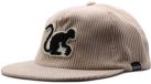 Surf Monkey - Gerecyclede platte pet - Corduroy / Snapback / One Size (Beige)