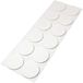 Adsamm® 12 x zelfklevende viltglijders Wit ø 40 mm Rond 3,5 mm dikte Meubel- en vloerbescherming