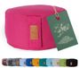 #DoYourYoga - Yoga kussen - »Vishnu« - rond meditatiekussen met bio-organische Spelt vulling - H:15cm, diam.30cm - roze