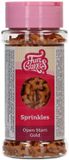 FunCakes Suikerdecoraties - Open Sterren - Goud - 50g