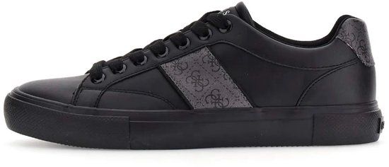 Guess Cribe Sneakers Zwart Leer Synthetisch Heren Maat 42