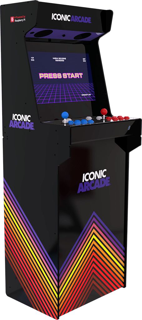 ICONIC Arcade - Arcade spelautomaat - 21 inch Full HD IPS-scherm - Wi-Fi en Bluetooth - Klassieke arcadebeleving
