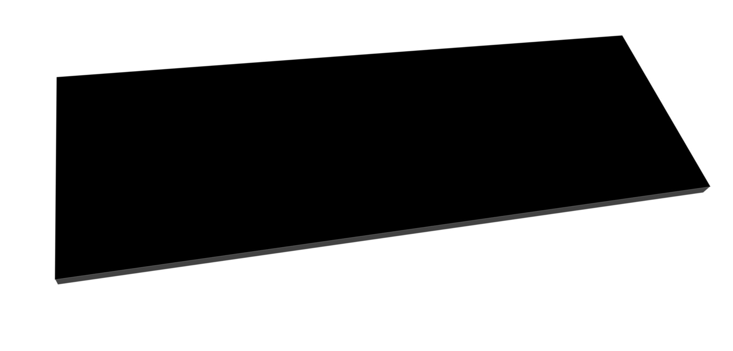 Meubelblad voor Beauty badmeubel 140 cm zwart