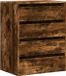 vidaXL Ladekast - Bewerkt Hout - Gerookt Eiken - 60x41x76 cm