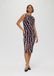s.Oliver Jurk met lange mouw, ronde hals, gestreept, bodycon, zwart, maat 42