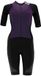 Huub Pinnacle Korte Mouw Triatlonpak Zwart,Paars S Vrouw