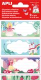 Apli Kids Prinsessenboeketiketten voor kinderen, 36 x 81 mm, 9 stuks