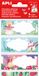 Apli Kids Prinsessenboeketiketten voor kinderen, 36 x 81 mm, 9 stuks