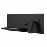 Artdelight Wandlamp Charge USB rechts zwart