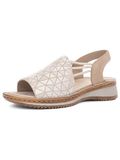 ara Hawaii Sandalen Dames Zand Zilver Maat 42