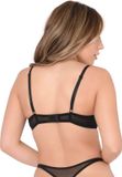 Daring Scala 2.0 b.v. Very Sexy Embroidered Bra 80D BLACK