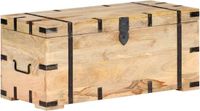 vidaXL Opbergkist 90x40x40 cm massief mangohout