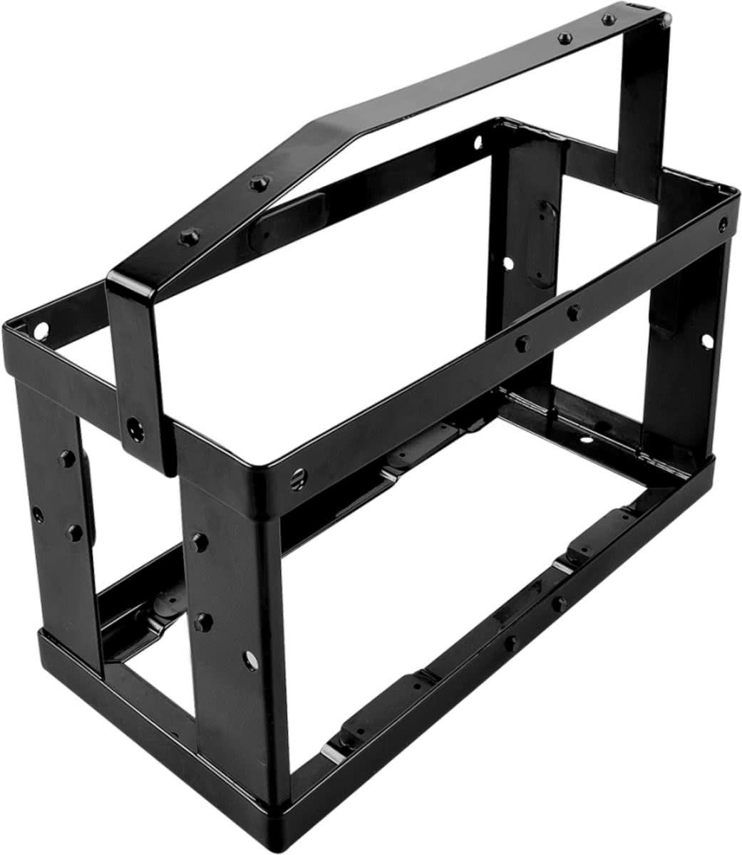 vidaXL - Metalen jerrycanhouder 10L - Zwart - 8717568798011