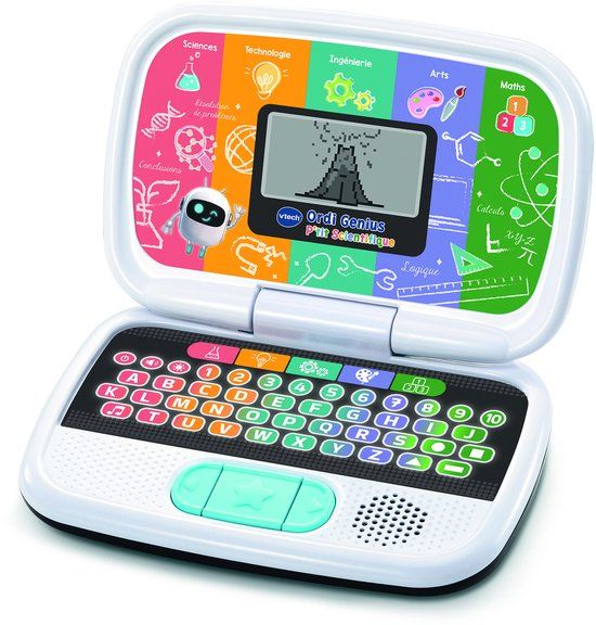 VTech Ordi Genius P'tit Scientifique Laptop voor kinderen
