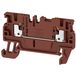 Weidmüller 2508200000 Borne traversante 3.5 mm Ressort de serrage Marron 100 pièce(s)