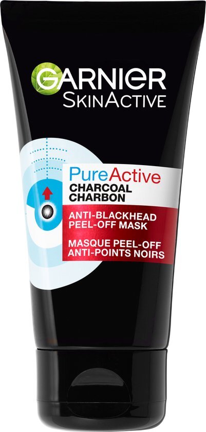 Garnier Skinactive Face Pure Active Peel-off Anti Mee-eter Masker Charcoal