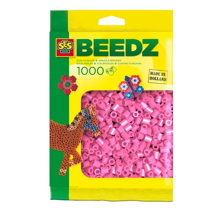 SES Creative ses Beedz Strijkkralen 1000 roze