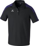Erima Evo Star Polo Heren - Zwart / Violet | Maat: XXL