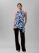 Calvin Klein Womenswear (PVH Group) Chemisier Femme Polyester Bleu Taille 10
