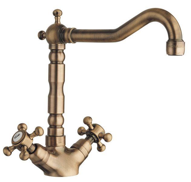 Reitano Rubinetteria ANTEA Keukenmengkraan met retro uitloop - Brons