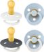 BIBS Colour Fopspeen - 6-18 mnd - 4-pack - White Glow Mix